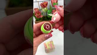 Packing Mini Makeup Bag with Cute TEMU Lip Balms Satisfying Video ASMR asmr oddlysatisfying 💄💋 [upl. by Alram396]