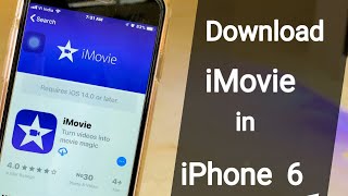 How to Download iMovie in iPhone 6 and 6 Plus [upl. by Nylatsirhc]