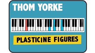 Thom Yorke  Plasticine Figures Piano Tutorial [upl. by Dyanne]