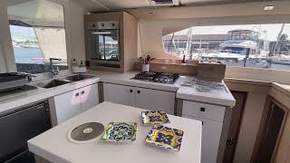 Fountaine Pajot 2021 Saona 47 5 cabin L’Amitie Interior Walk Through [upl. by Wileen]