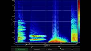 Minecraft cave sounds 119 through SpectrumView [upl. by Ewold831]