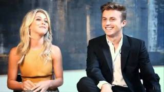 Kenny Wormald and Julianne Hough Behind The Scene of Elle Magazine Shoot [upl. by Lesoj429]