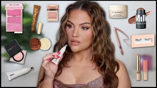 FULL FACE TRYING NEW VIRAL MAKEUP IN LOVEEEEEE [upl. by Treve8]