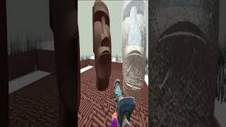 Giant moai in maze gmod nextbots garrysmod maze giant moai [upl. by Gaddi]