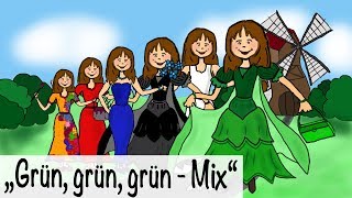 🎵 Grün grün grün sind alle meine Kleider  30 Min deutsche Kinderlieder  muenchenmedia [upl. by Marek]