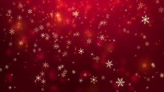 Christmas Background with Snowflake Particles  4K Holiday Screensaver [upl. by Leavitt]