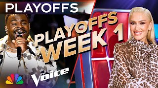 Extraordinary Performances from Team Gwens Playoffs  The Voice  NBC [upl. by Onailil]