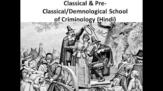 Preclassical and classical theories of crime in Hindi [upl. by Atterg]