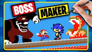 Mario Boss and Enemy Maker  NEW Incredible update for Mario Multiverse [upl. by Anirbak738]