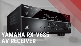 Yamaha RXV685 AV Receiver  Quick Look [upl. by Ilellan]