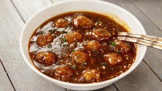 Veg Manchurian Gravy Restaurant Style Vegetable Wet Recipe  CookingShooking [upl. by Norvil]