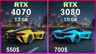 RTX 3080 vs RTX 4070 comparison in 12 games at 1440P [upl. by Clite]