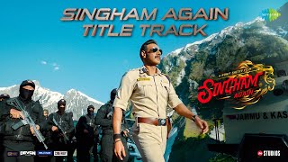 Singham AgainTitle TrackAjayAkshayRanveerKareenaDeepikaTigerRavi BasrurSwanandRohit Shetty [upl. by Cid]