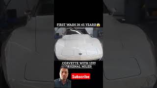 Abandoned Corvette With 1599 Original Miles automobile carrestoration restoration shorts [upl. by Marco708]