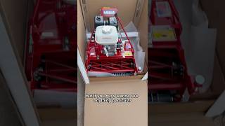 McLane Greens Keeper Reel Mower Honda Engine Unboxing [upl. by Oilisab428]