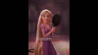 Me when Ive got a person in my closet  edit tangled shorts disney [upl. by Erek]