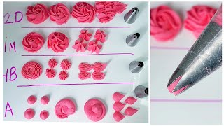 Easy ideas On Using Popular Cake Icing Nozzle Tips [upl. by Assina339]