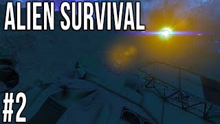 Space Engineers  ALIEN SURVIVAL  Ep 2  CRASHED SHIP [upl. by Ahseiym316]