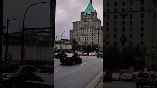 Hotel Vancouver  a historic hotel opened 1939 Downtown Vancouver 🍁 Canada video travel shorts [upl. by Otes]