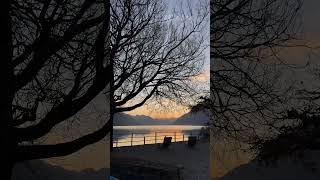 Beautiful Sunset at Brienzersee Switzerland 🇨🇭 MC’s Vlog switzerland brienzersee shorts [upl. by Ocnarf773]