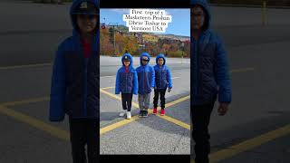 First trip to Vermont USA with my besties Tushar and Dhruvvermonttravel [upl. by Nawoj]