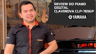 Review do Piano Digital Clavinova CLP765GP Yamaha [upl. by Glantz]