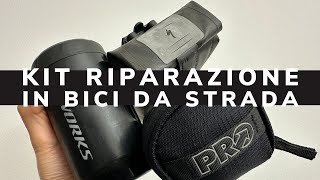 Come organizzo il KIT RIPARAZIONI in bici da strada Sottosella o falsa borraccia [upl. by Settera992]