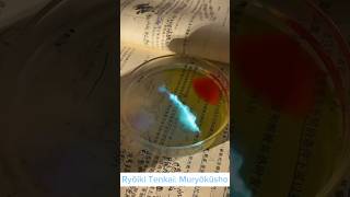 chemiluminescent reaction chemistrymagic chemistrychemiluminescence science chemistdaily [upl. by Hemingway]