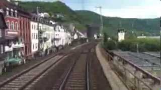 Hd720cam  Führerstandsmitfahrt  Vallendar  Niederlahnstein  Loreley Rüdesheim [upl. by Eniamaj]