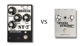 Pete Cornish ST2 vs Vertex Steel String [upl. by Suoivatco252]