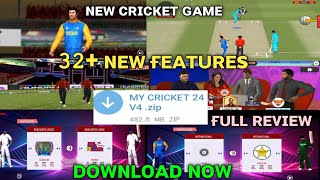 How To Download My Cricket 24 In Android New Cricket Game Download For Android Full Review [upl. by Valora]