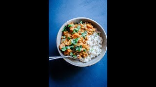 Instant Pot Pumpkin Chickpea and Sweet Potato Curry Vegan GlutenFree  Stovetop [upl. by Bobby]