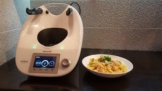 Makaron Carbonara z kurczakiem i brokułami  WIDEO PRZEPISY THERMOMIX [upl. by Marney537]