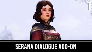 Serana Dialogue AddOn  Skyrim Mods [upl. by Ahserkal]