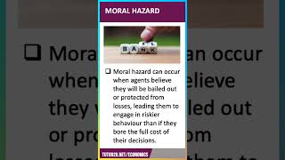 What is Moral Hazard 60 Second Economics [upl. by Eruza100]