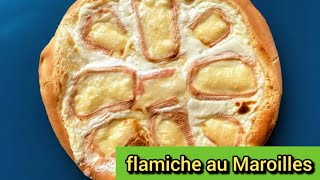 flamiche au Maroilles recette [upl. by Nnoj]