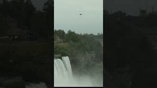 A Wallenda stunt from high above Niagara Falls shorts shortsvideo [upl. by Atiragram53]