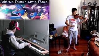 Pokémon Trainer Battle Theme RBY Violin amp Piano [upl. by Olivette838]