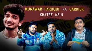 Munawar Faruqui ka carier Khatre Mein  FARIDABAD ROCKERS  lakshayarchit [upl. by Einolem]