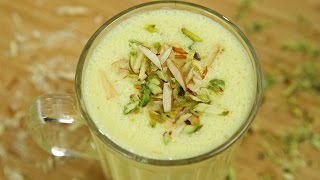 Kesar Lassi Recipe  How To Make Saffron Lassi  Summer Recipes  Ruchi Bharani [upl. by Adnof654]