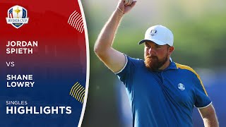 Jordan Spieth vs Shane Lowry Highlights  2023 Ryder Cup [upl. by Adnam306]