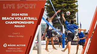 NZ Secondary School Beach Volleyball Championships 2024  Day 2  Court 2 [upl. by Worsham690]