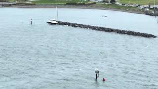 Boats Go Aground in Anacortes Washington in Gale Force Winds [upl. by Aynav309]