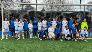 AJ Auxerre  Ris Orangis  U12 11 Première mitemps 17 février 2024 Score final 12 [upl. by Acireit38]