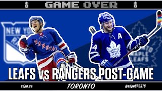 Maple Leafs vs New York Rangers Post Game Analysis  Dec 12 2023  Game Over Toronto [upl. by Constantine]