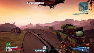 Borderlands 2  How to Solo Terramorphous as Zero in 2 minutes using Sniper [upl. by Bernardo166]