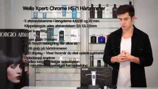 Wella Xpert Chrome HS71 Hårtrimmer  Produktvideo Made4mendk [upl. by Eednam456]