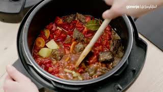 MultiCooker MC6MBK by Gorenje • Culinary Guide • Beef Goulash [upl. by Onaicnop258]