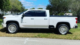 BEST EASY WAY TO LEVEL YOUR TRUCK 2022 Silverado Sierra 2500 Rear Lowering Shackle Install Tips [upl. by Aleemaj]