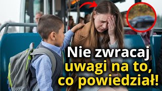 Chłopiec broni kobiety której nie zna w autobusie a następnego ranka ona idzie [upl. by Verbenia]